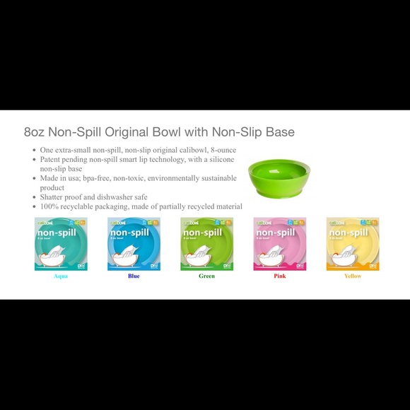 Yellow- CALIBOWL - 12oz (340ml) 6” dia. non-slip bowl - Picture 3 of 4